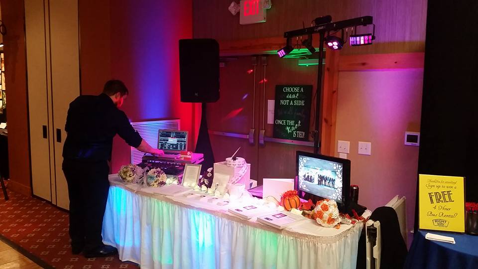 Dj booth for events and weddings
